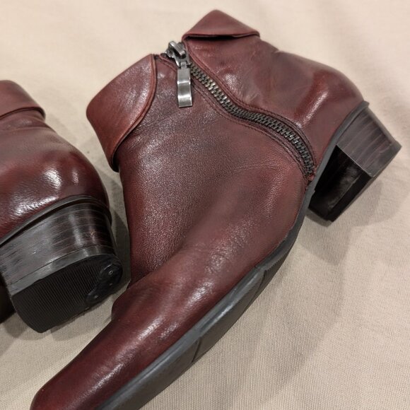 Spring Step Stockholm Booties in Bordeaux - Women's sz 7 - Picture 4 of 12